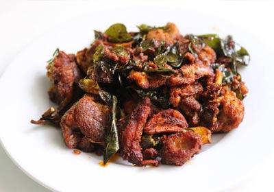 Mutton Fry ( Bone - 4 piece )